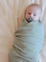 Plapumă pentru bebeluși BIBS Swaddle Sage (9402250) imaginea #3 — magazin online Desire.md