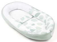 Cuib pentru bebelúș Doomoo Cocoon Leaves Aqua Green (CO08)