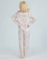 Pijama Ajoure M23614 Beige/Print Flowers, s.XS imaginea #3 — magazin online Desire.md