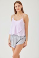 Pijama Ajoure M23622 Violet/Print Grey, s.L