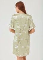 Camașa de noapte Ajoure M4209 Green/Print Flowers, s.L imaginea #3 — magazin online Desire.md