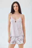 Pijama Ajoure T23611 Truffle/Print Leaf, s.XL