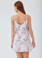 Camașa de noapte Ajoure T4204 Truffle/Print Leaf, s.L imaginea #2 — magazin online Desire.md