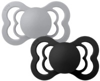 Suzeta BIBS Supreme Latex 2 Pack 0+ months Cloud/Black (170341)