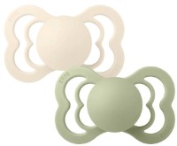Suzeta BIBS Supreme Latex 2 Pack 0+ months Ivory/Sage (170346)