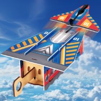 Puzzle 3D-constructor CubicFun Airplanet Launcher (DS1115h) imaginea #3 — magazin online Desire.md