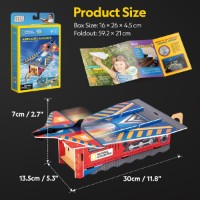 Puzzle 3D-constructor CubicFun Airplanet Launcher (DS1115h) imaginea #4 — magazin online Desire.md