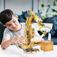 Puzzle 3D-constructor CubicFun Hydraulic Robot Arm (DS1092h) imaginea #2 — magazin online Desire.md