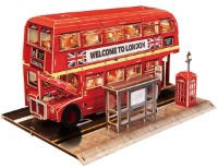 3D пазл-конструктор CubicFun London Bus (L538h)