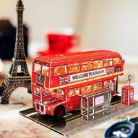 3D пазл-конструктор CubicFun London Bus (L538h) фото №3 — интернет-магазин Desire.md