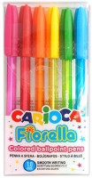 Набор шариковых ручек Carioca Fiorella (53298) 6pcs фото №3 — интернет-магазин Desire.md