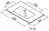 Lavoar Elleci Decisio 80 White (BDDEC080WH) imaginea #3 — magazin online Desire.md