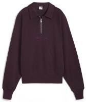 Hanorac damă Puma Classics+ Half Zip Polo Crew Midnight Plum, s.L imaginea #1 — magazin online Desire.md