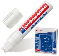 Маркер Edding Window 4-15mm White e-4090/49 фото №2 — интернет-магазин Desire.md