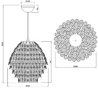 Люстра Trio R30451906 фото №2 — интернет-магазин Desire.md