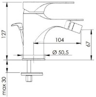 Baterie pentru bideu Remer Class Line L20NO Black Mat imaginea #2 — magazin online Desire.md