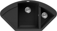 Chiuvetă de bucătărie Elleci Easy Corner 40 Full Black (LGYCOR40)