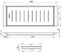 Colander chiuvete de bucatarie Fabiano 488.183.20 imaginea #2 — magazin online Desire.md