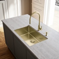 Смеситель для кухни Franke Tap Eos Neo Pull Down Side HP Gold (115.0681.244) фото №3 — интернет-магазин Desire.md
