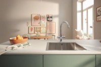 Смеситель для кухни с раковиной и фильтром для воды Grohe Blue Pure Baucurve (30555000) фото №3 — интернет-магазин Desire.md