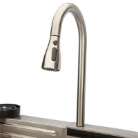 Chiuvetă de bucătărie Art Flame Set Sheri 68x45 Black imaginea #3 — magazin online Desire.md