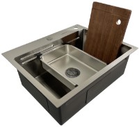 Кухонная мойка SanDonna HD6050 Crom Satin фото №1 — интернет-магазин Desire.md