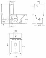 Унитаз Nomi Cristallo Rimless (117176) фото №2 — интернет-магазин Desire.md