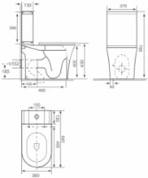 Vas WC Nomi Grande Rimless (117175) imaginea #2 — magazin online Desire.md