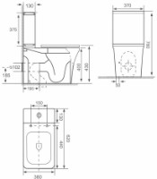 Vas WC Nomi Impero Rimless (117173) imaginea #2 — magazin online Desire.md