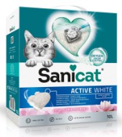Наполнитель для кошек Sanicat Active White Lotus 10L