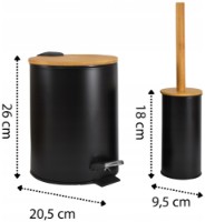 Set WC Sepio Black 10ZESK5LSWCBW imaginea #2 — magazin online Desire.md