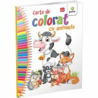 Carte de colorat pentru copii Gamma Carte de colorat cu animale (9789731499215)