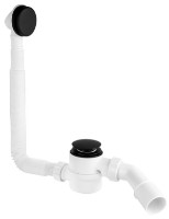 Сифон для ванны McAlpine Click Clack Black Matt (HC2600CL-MB) фото №1 — интернет-магазин Desire.md