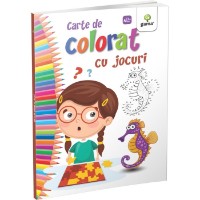 Carte de colorat pentru copii Gamma Carte de colorat cu jocuri (9789731499222)