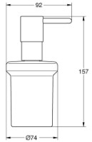 Dozator detergent lichid Grohe Essentials (40394001) imaginea #2 — magazin online Desire.md