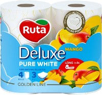 Hârtie igienica Ruta Pure White Deluxe Mango 3 plies 4 rolls