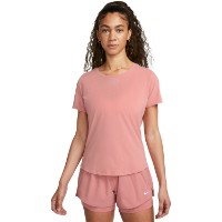 Tricou de dame Nike W Nk One Luxe Df Ss Std Top Red Stardust, s.S imaginea #1 — magazin online Desire.md