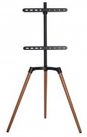 Напольная стойка для ТВ Reflecta Elegant 65W Black/Walnut фото №2 — интернет-магазин Desire.md