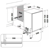 Maşină de spălat vase încorporabilă Indesit D2IHD524A imaginea #4 — magazin online Desire.md