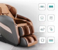 Массажное кресло Naipo MGC-A350 Brown фото №2 — интернет-магазин Desire.md