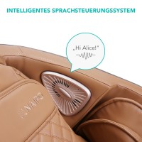 Массажное кресло Naipo MGC-A350 Brown фото №4 — интернет-магазин Desire.md