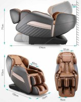 Массажное кресло Naipo MGC-A350 Brown фото №5 — интернет-магазин Desire.md