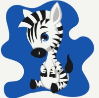 Tablou pe numere Funny Art 20x20cm MBS040