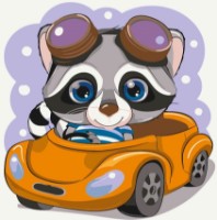 Tablou pe numere Funny Art 30x40cm KBS0072