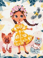 Tablou pe numere Funny Art 30x40cm KBS0106