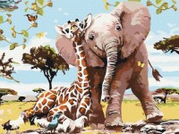 Tablou pe numere Funny Art 30x40cm RBS8895