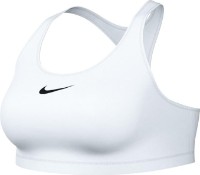 Bustieră Nike W Nk Swsh Med Spt Bra White/Stone Mauve/Black, s.XS imaginea #1 — magazin online Desire.md