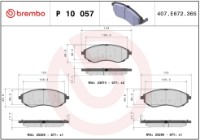 Set placute frână Brembo P 10 057 imaginea #4 — magazin online Desire.md