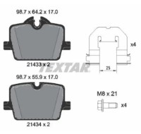 Комплект тормозных колодок TEXTAR 2143301 фото №2 — интернет-магазин Desire.md