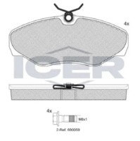 Комплект тормозных колодок ICER LM1315-701 фото №4 — интернет-магазин Desire.md